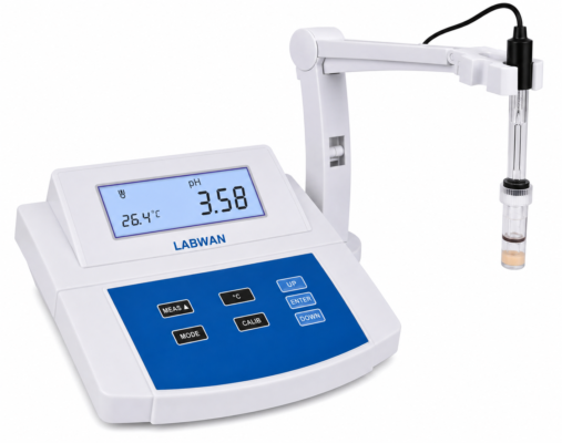 LABWAN pH Meter 3 Point Microprocessor Based LW-10