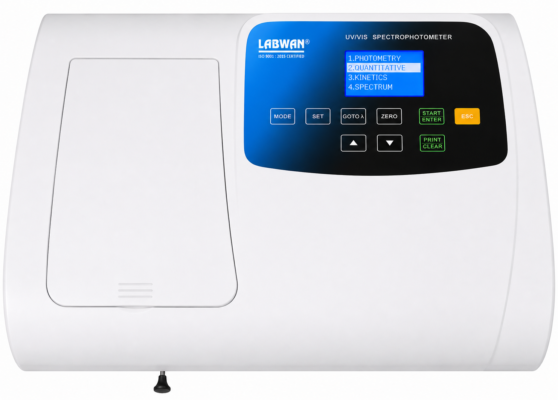 LABWAN Microprocessor Single Beam Visible Spectrophotometer with Software LMSS-730S