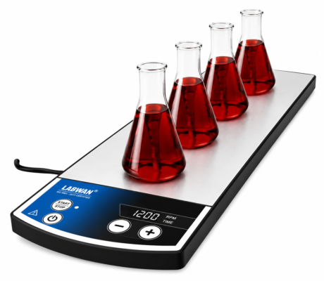 LABWAN Motorless Ultra Slim Magnetic Stirrer 4 Position LUSMS-4PS