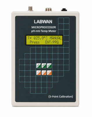 LABWAN Microprocessor Based pH Meter (5 Pt Calibration) LMP-2023
