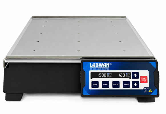 LABWAN Magnetic Stirrer With Heating Plate (15 Position) LMSH-15