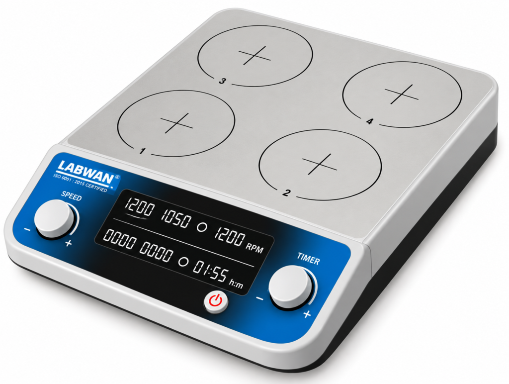 Multi-Position Magnetic Stirrer With Heating