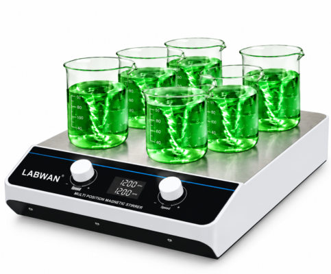 LABWAN Multi-Position Magnetic Stirrer LMSO-6PS